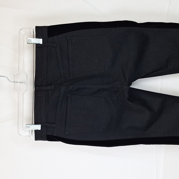 Madewell Tapered Pants: Velvet Tuxedo Stripe Edition H2258 Women's Size 28 - Picture 7 of 10